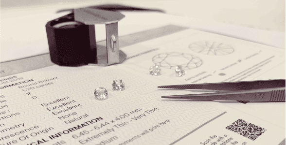 Diamond Certificate Example