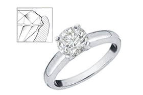 This is an image of a diamond ring used on the retail product management page of SGL.