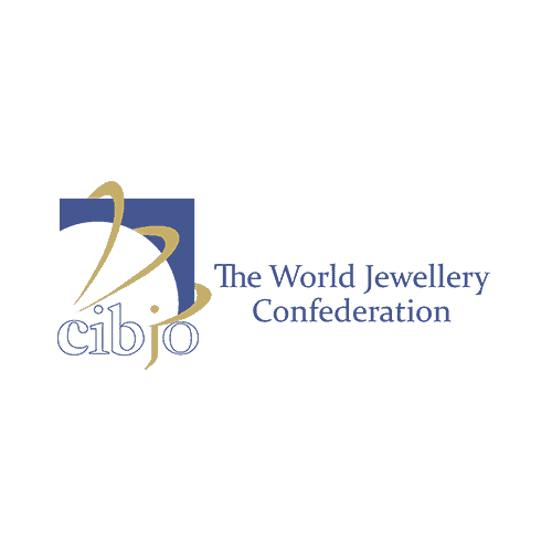 This logo is used to denote the collaboration between the SGL labs and The World Jewellery Confederation (CIBJO).