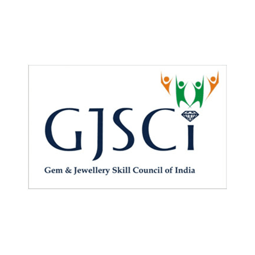 This logo is used to denote the collaboration between the SGL labs and Gem and jewellery skill council of India.