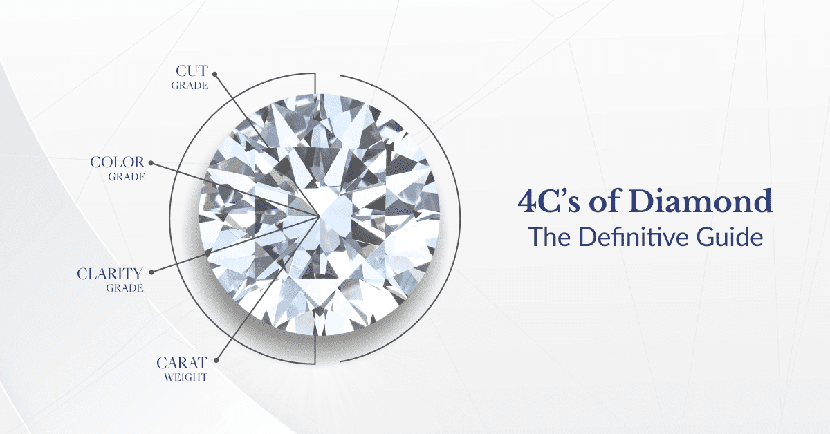 Feature image of the blog 4C's of dimaond which are cut, colour, carat and clarity.