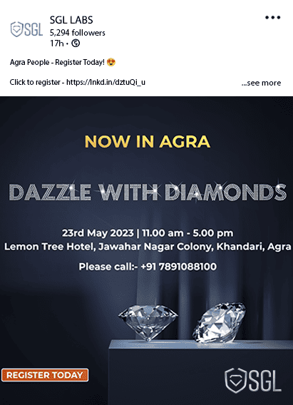 DAZZLE WITH DIAMONDS -Agra