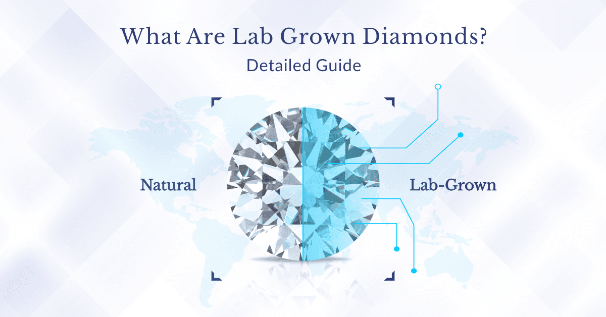 Feature image used for our blog- What are lab-groen diamonds - detailed guide.