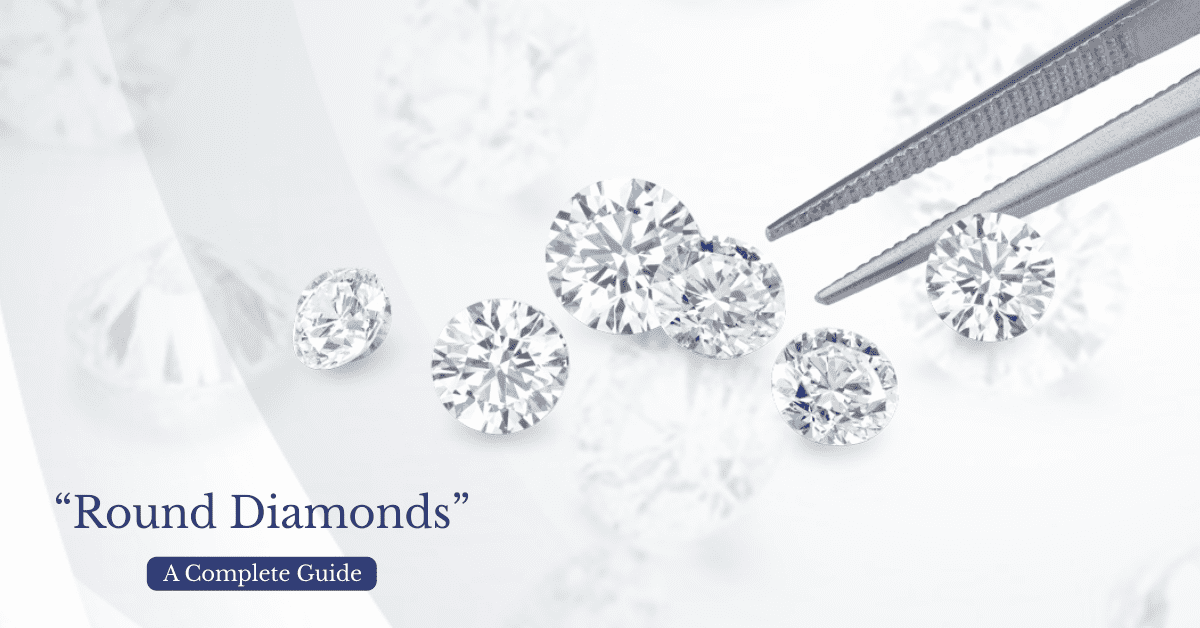 Feature image of our blog - All you need to know about round diamonds.