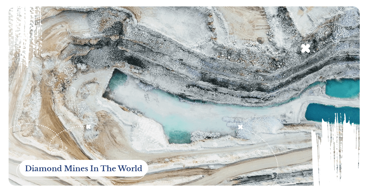 Feature image of our blog on Diamond mines in teh world.