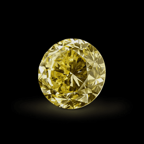 This cushion-cut, fancy vivid yellow diamond, Allnatt is one of the largest yellow diamonds weighing around 101.29 grams. 