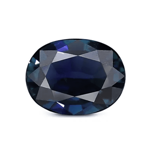 Dark blue store sapphire stone