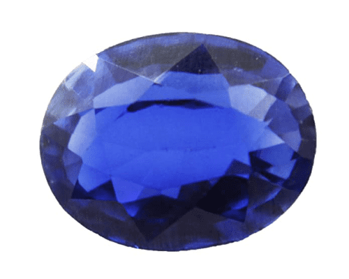 Blue sapphire images used to explain details about its pricing.
