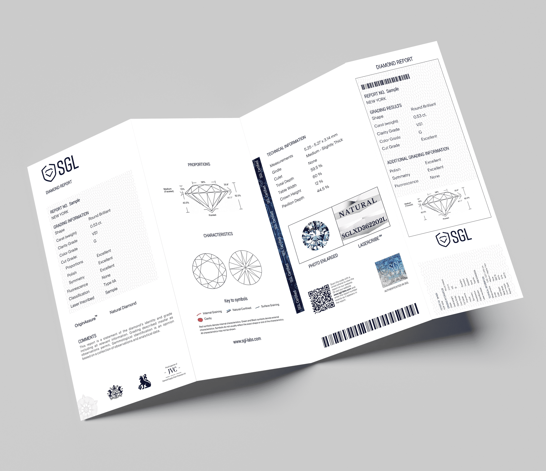 feature image - beginners guide on how to read a diamond grading report.