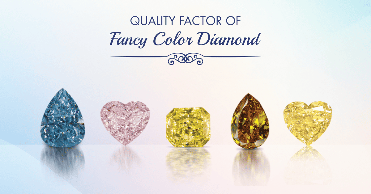 Feature image for our blog on - Quality Factors of Fancy Colour Diamond